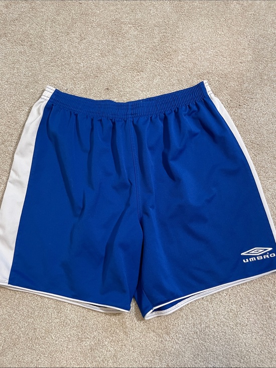 Umbro Other - Umbro Royal Blue Athletic Shorts with White Panels